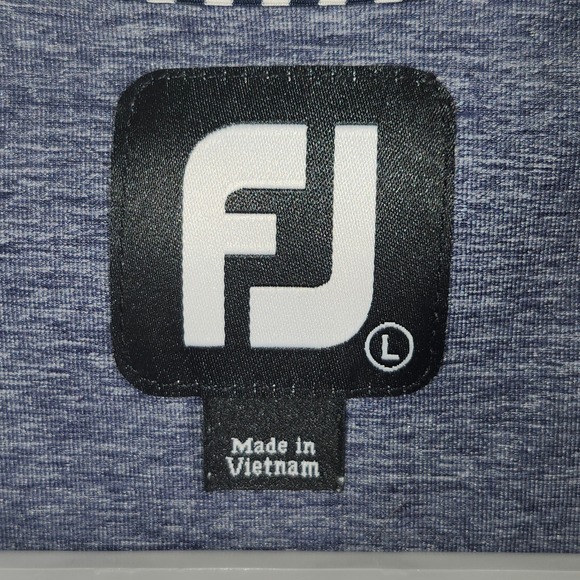 FootJoy Golf Polo Shirt Men's Large ISGC Blue Performance‎ Short Sleeve - Picture 3 of 10